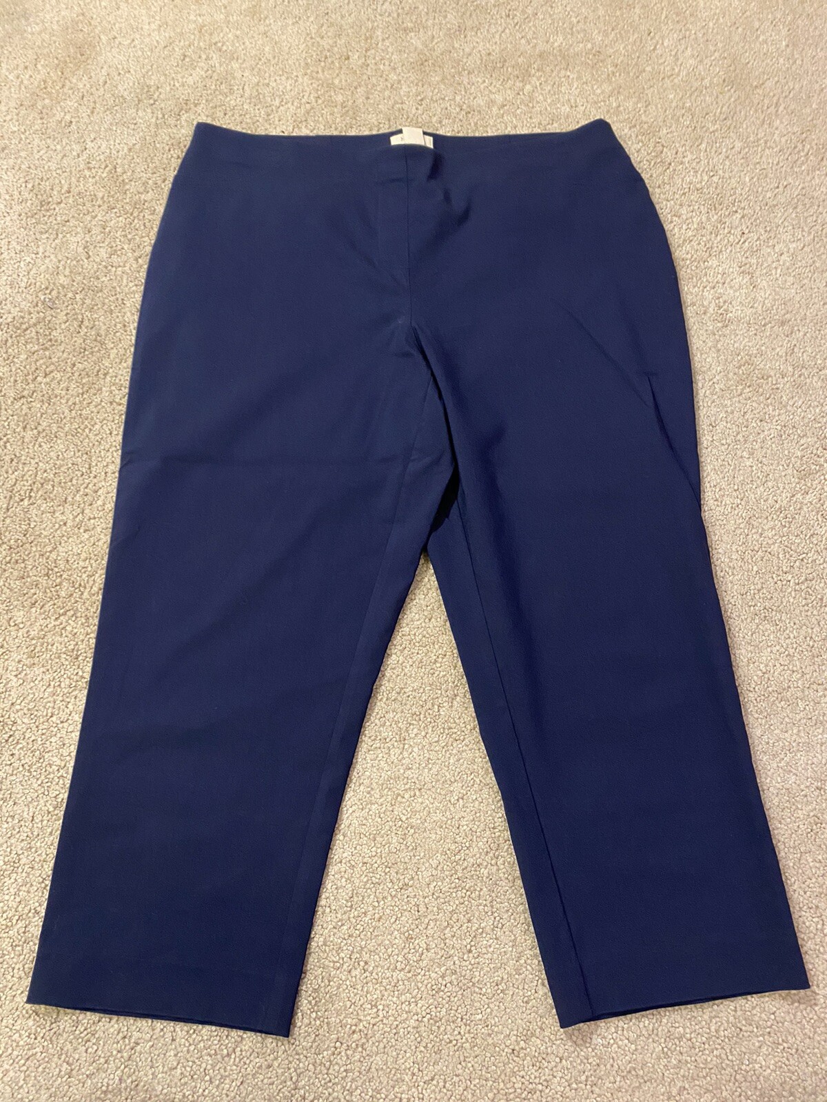 style co womens XL navy blue capri pants VEUC | eBay