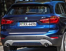 BMW X1 F48 2014- Chrom Zierleiste Heckleiste Heckklappe Tuning Chromleiste Teile