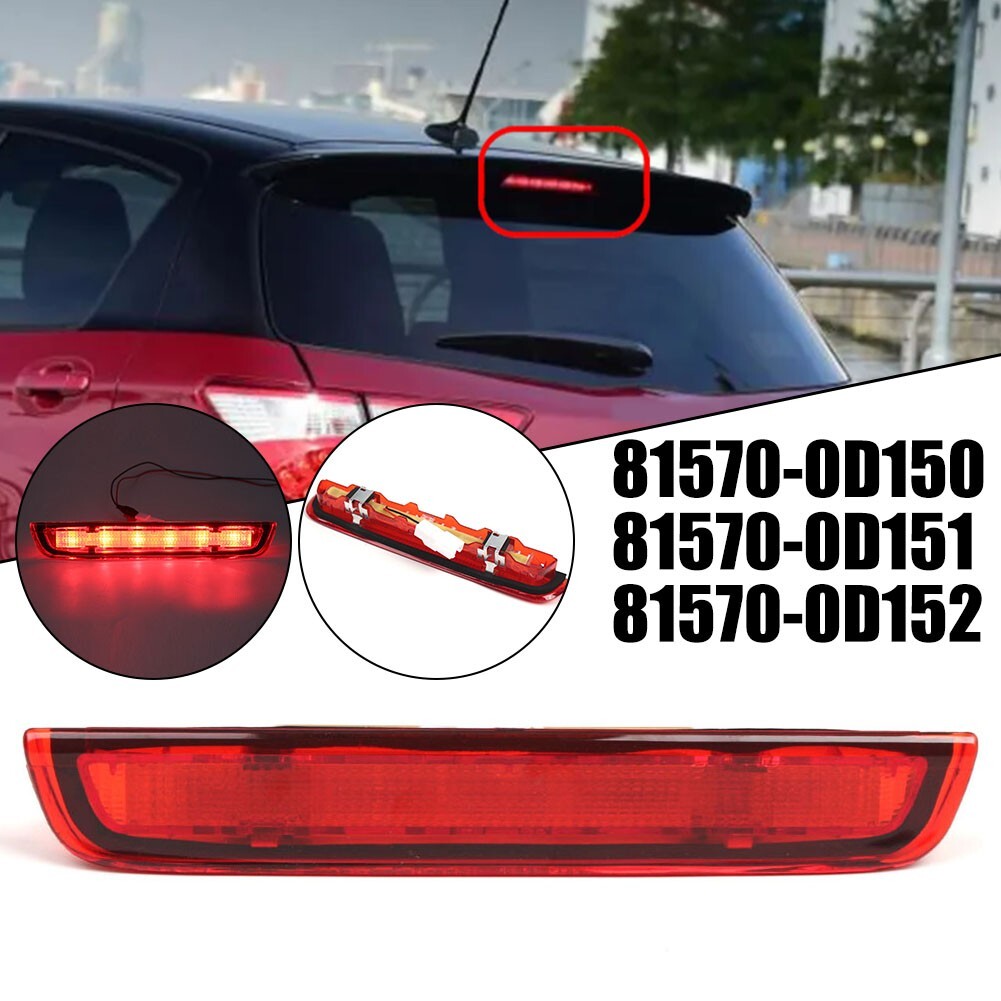 Tercera Luz De Freno LED Para Toyota Yaris MK3 Hatchback 2012-2020 – Reemplazo 81570-0D151, Alta Visibilidad