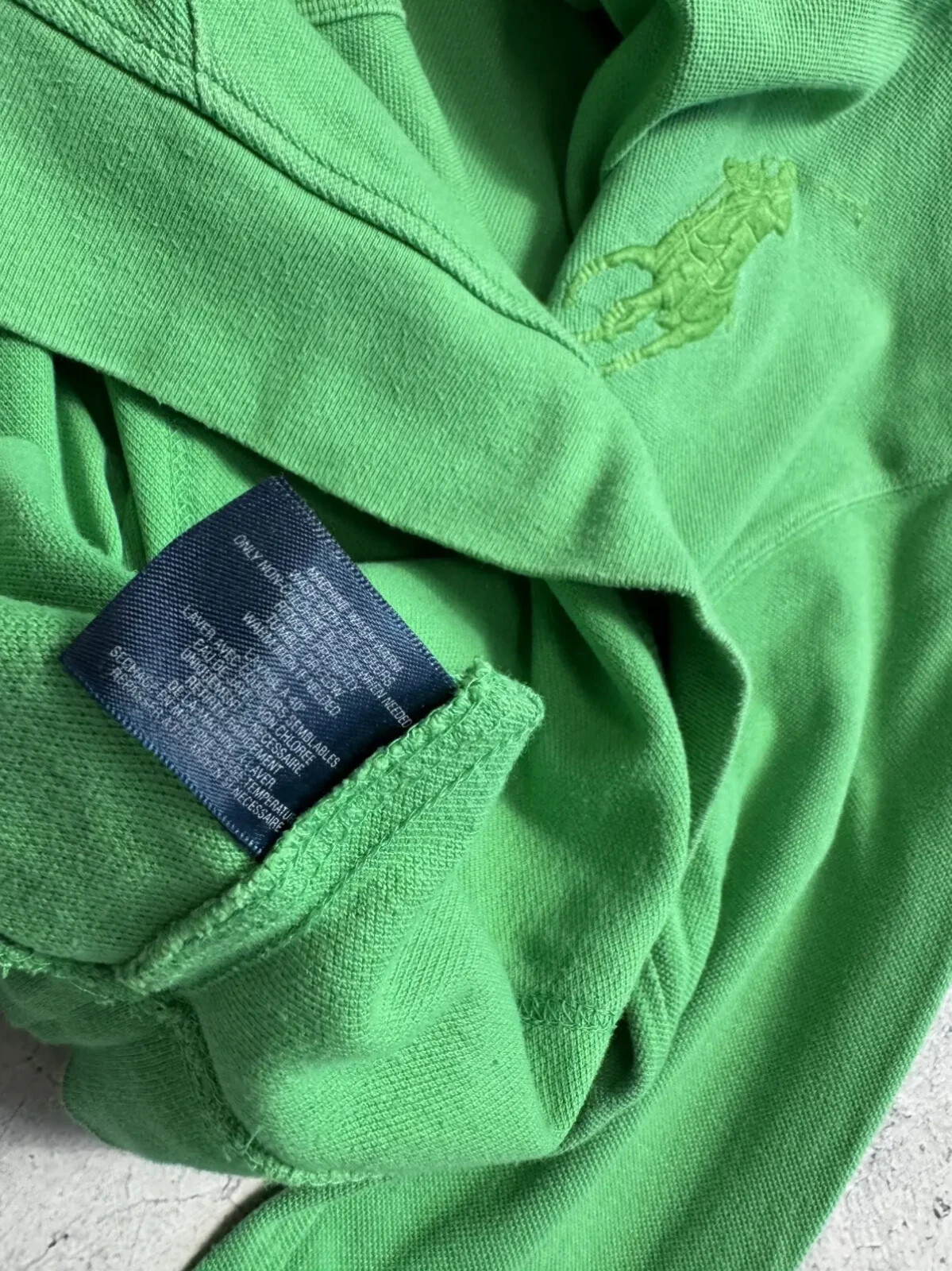 Polo Ralph Lauren Big Pony Vintage Felpa con Cappuccio Y2K PRL
