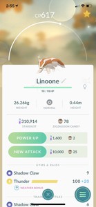 Details About Shiny Linoone Pokemon Go Super Rare Ultra Friendsregistered
