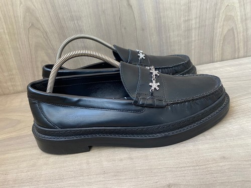 Jimmy Choo X Erick Haze poggy black patent leather loafers, czsual sz 39 US 8.5 - Picture 9 of 15