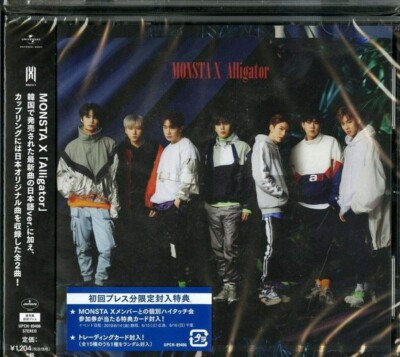 JAPAN CD SINGLE MONSTA X ALLIGATOR + OBI RARE COLLECTOR NEU IM BLISTER 2019