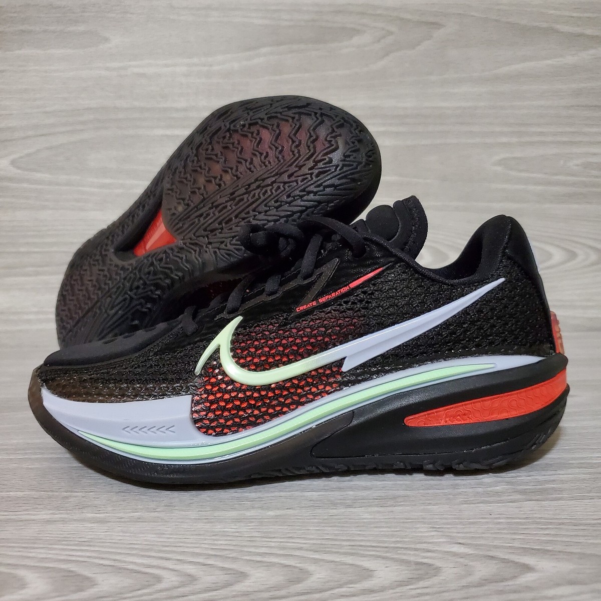 Nike Air Zoom G.T. CUT Black Ghost Hyper Crimson SZ 4 M SZ Nike Air Zoom G.T. CUT Black Ghost Hyper Crimson SZ 4 M SZ