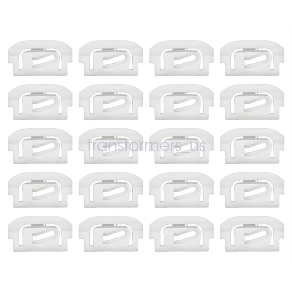 For 1975-1990 Chevy Caprice Windshield & Rear Window Trim Molding Clips 20Pcs - Image 4 of 4