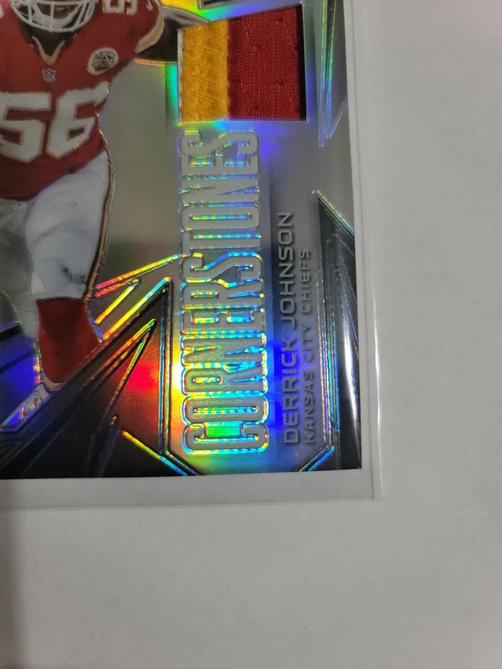 2014 Spectra Black Prizm Cornerstones Derrick Johnson - 5/5!!! - Image 4 of 4