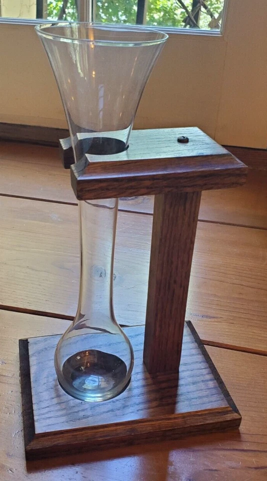 ЧЕТВЕРТЬ ЯРДА ЭЛЬ СТЕКЛА - НАБОР ИЗ 2 - С ДЕРЕВЯННЫМИ ДЕРЖАТЕЛЯМИ - Изображение 3 из 3