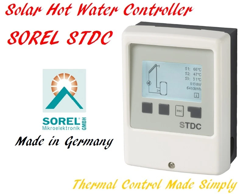 SOREL Solar Hot Water Heater Heating Temperature Difference Controller STDC  V1 | eBay