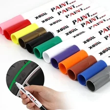 Paint Marker Pen 12PCS Multicolor Waterproof Permanent for Tyre Tire Tread Car