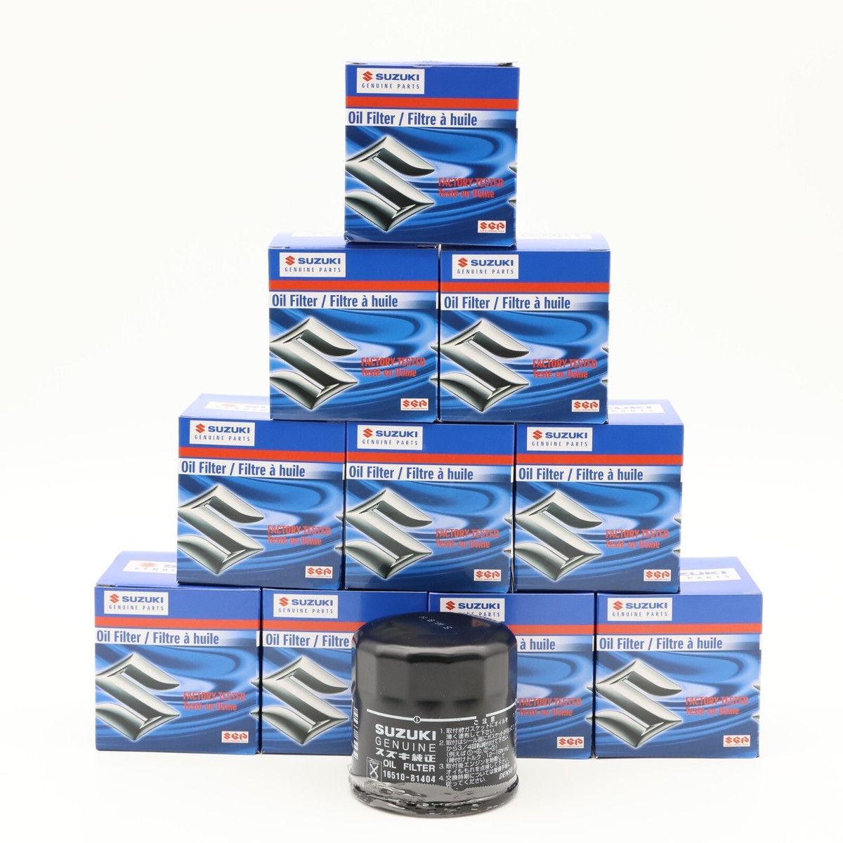 Suzuki Genuine Denso Oil Filter Element 10pcs set 16510-81404 | eBay