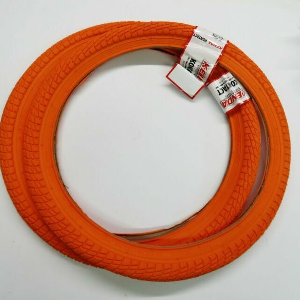 20 X 1.95 Orange KENDA K841 Kontact Freestyle BMX Bicycle Bike Tire for