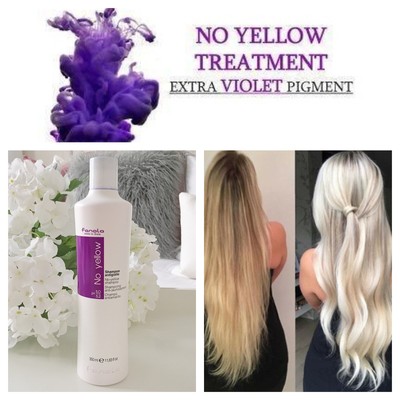 Anti Yellow Tones Shampoo Fanola Toner 350ml Grey And Decoloured