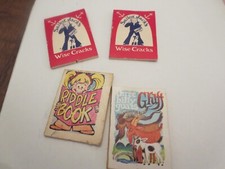 Cracker Jack Prizes-4 Books-Billy Goats Gruff,Riddles, Wise Cracks Jokes vintage