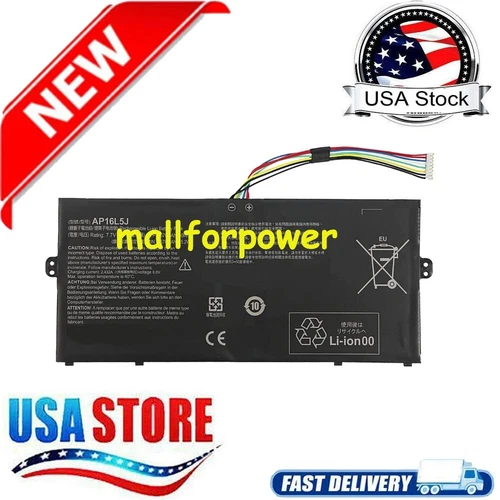New Battery AP16L5J AP16L8J For Acer Swift 5 Pro SF514-52TP Series KT0020G010