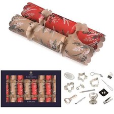 Tom Smith 14" Christmas Kraft Deluxe Crackers 8 Pack