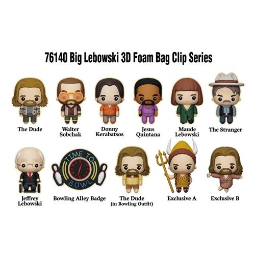 Big Lebowski NEW * Jesus Quintana Clip * Blind Bag Movie Monogram - Picture 5 of 7