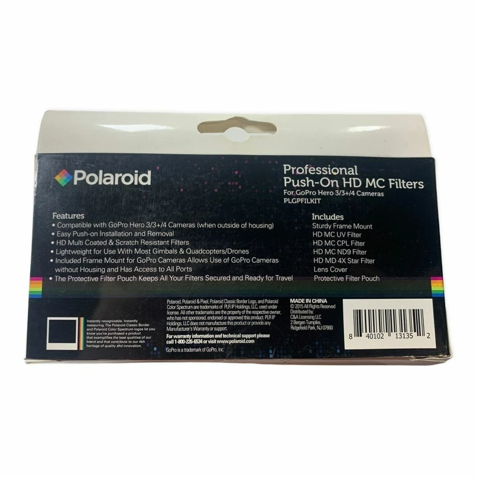Polaroid Professional Push-On HD MC Filters for GoPro Hero 3/3+/4 Cameras - Image 3 of 4