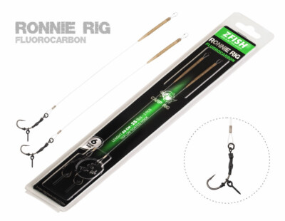 ZFISH Ready2Fish Fluorocarbon Ronnie Rig Karpfenmontage Carptackle Karpfen