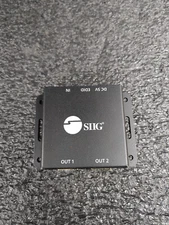 SIIG CE-H23K11-S1 2-Port HDMI HDR Mini Splitter Amplifier with EDID Management