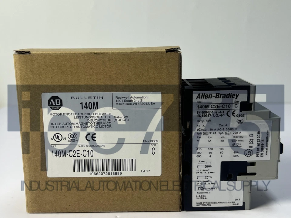 140MC2EC10 1PCS Brand New AB 140M-C2E-C10 circuit breaker Fast delivery #Z - Bild 3 von 4