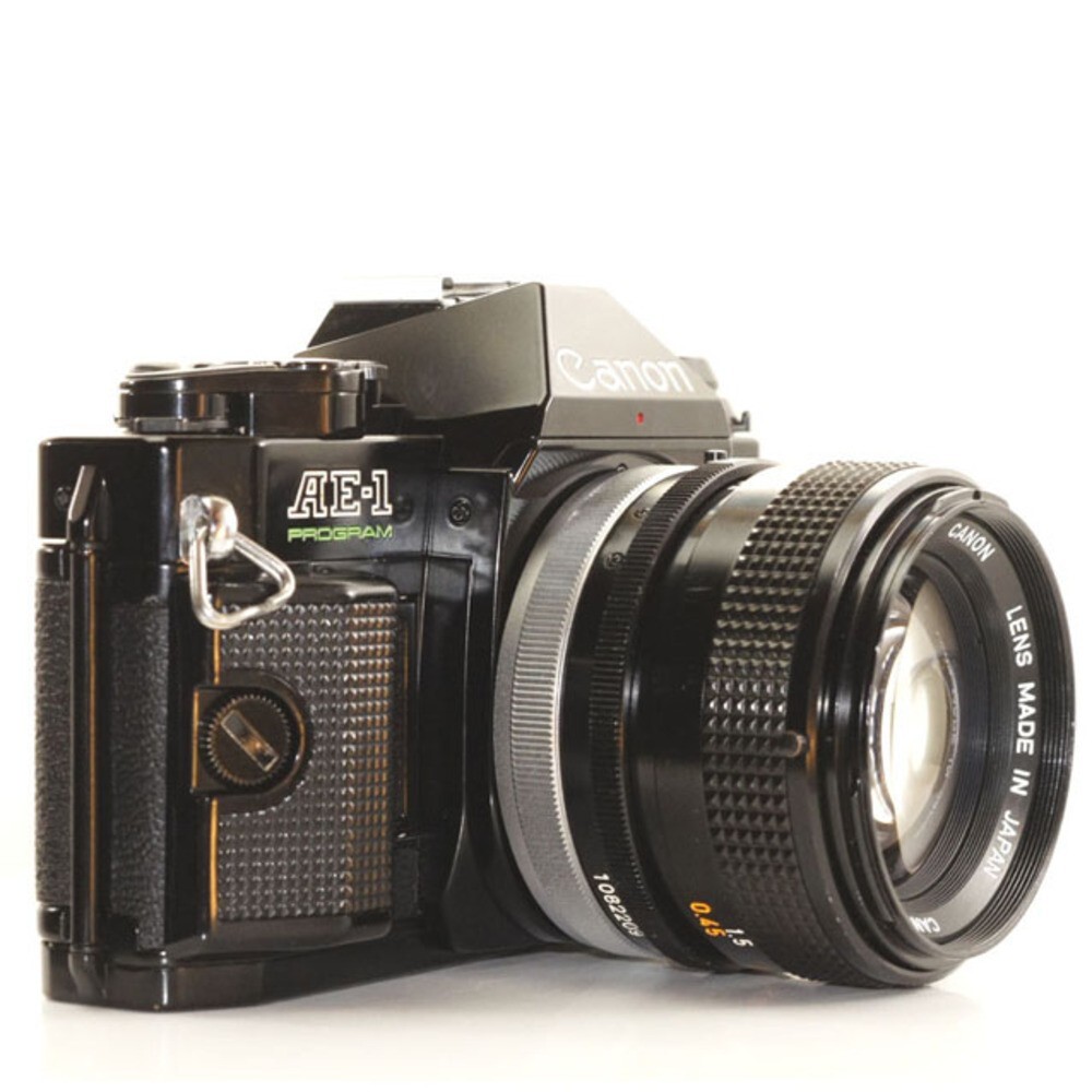 Canon AE-1 Program Black [Near Mint/Tested] w/ Canon FD 50mm f1.4