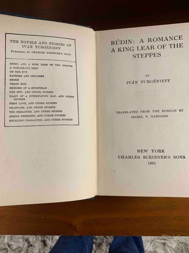 Turgenev (aka Turgenieff) - Set of 11 - Scribner's 1921 - Foto 4 di 5