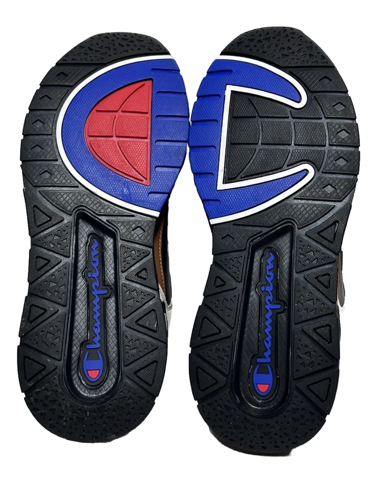 Туфли женские Champion NXT размер 9,5 черные фиолетово-белые коньки на шнуровке почти как новые - Изображение 2 из 4