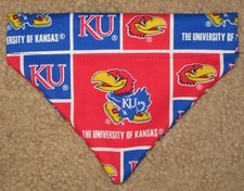 University of Kansas Jayhawks Dog Bandana - 5 sizes XS - XL