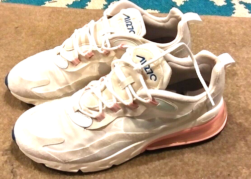 Nike Herren Air Max React 270 Weiß Ghost Aqua Laufschuhe US 9 A04971-100