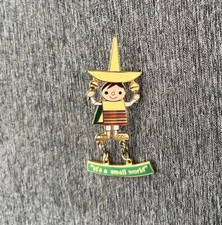 DISNEY MEXICO IT'S A SMALL WORLD DOLL DANGLE PIN ~ FREE SHIPPING!!