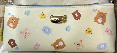 San-X Character Rilakkuma Pen Pouch (Manpuku Makumaku) Cream Yellow New Japan