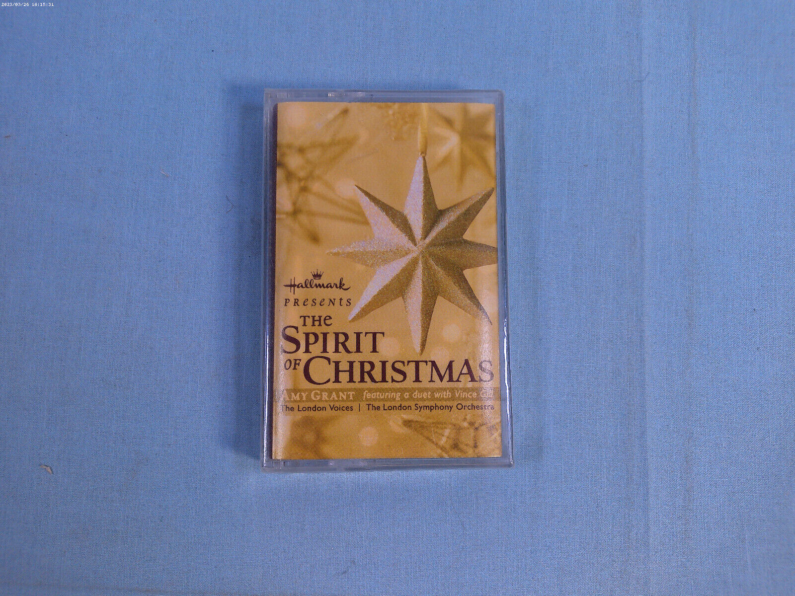 Hallmark The Spirit Of Christmas Exclusive Sealed New Cassette 2001 Vintage
