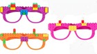 9 Building Party Favors Building Blocks Glasses DIY Building Bricks Glasses 9 pa — photo 1