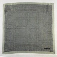 Vintage Christian Dior Handkerchief Pocket Square Bandana Neckerchief