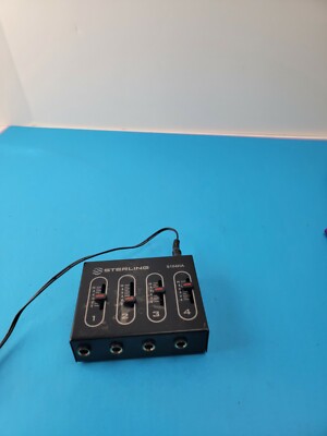 STERLING S104HA CHANNEL HEADPHONE AMPLIFIER w/ Power Adapter