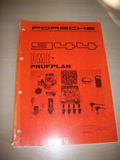 Porsche Reparaturleitfaden 944 DME Prüfplan Werkstatthandbuch WKD 450810 10/1981