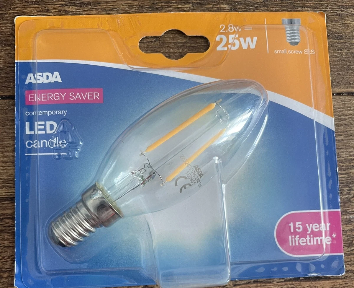 Asda light bulbs small screw deals
