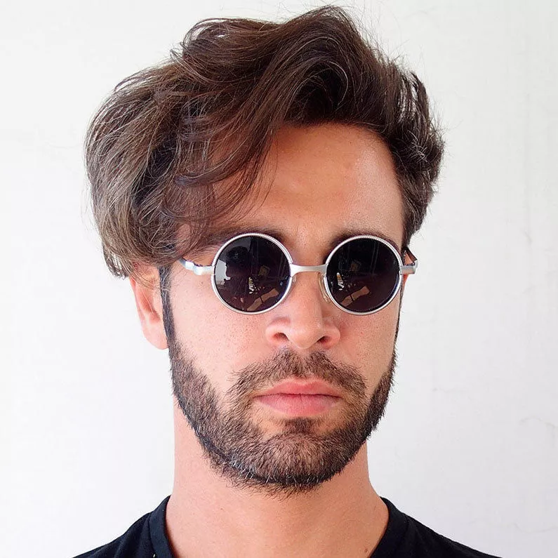 Little round sunglasses top