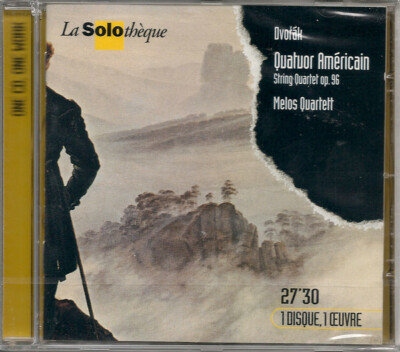 Dvorak Melos Quartett  cd Quatuor Americain Quartet Op. 96 NEW Sealed HMS 926010