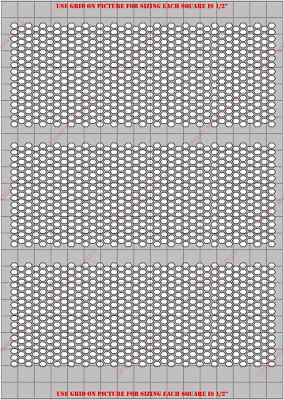 SHS3211W Honeycombs Water Based Vinyl Masking/ Stencil Kit