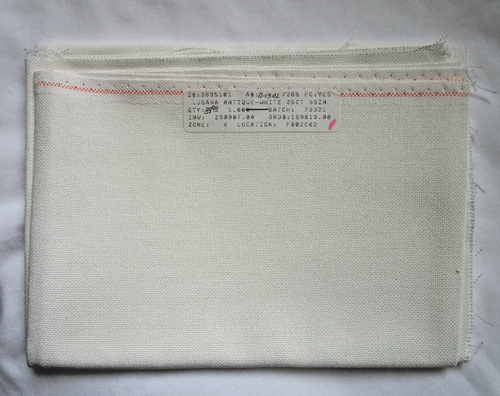 Tissu Zweigart Lugana 25 Blanc - Pour Broderie, Point De Croix, Divers Formats