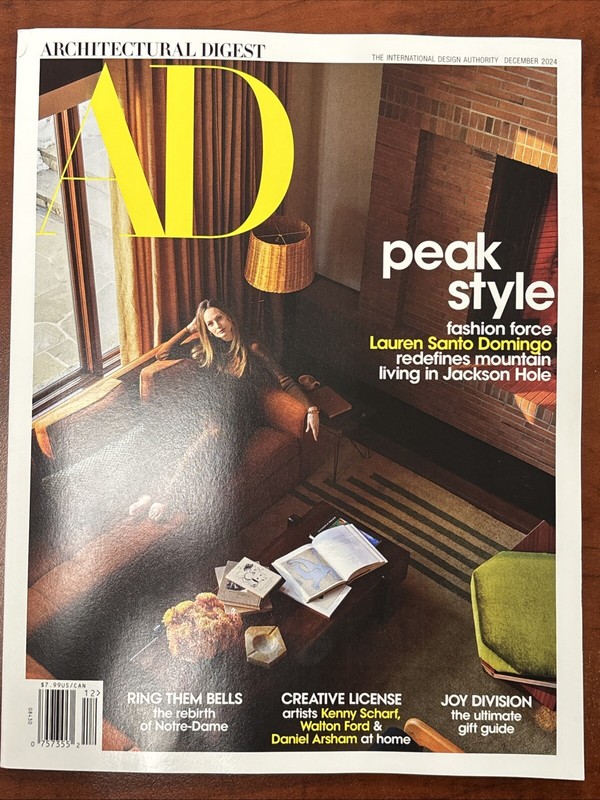 Architectural Digest AD Magazine December 2024 BRAND NEW Jackson Hole