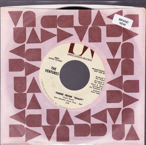 THE VENTURES -THEME FROM SHAFT - 45rpm - (BOX-4)