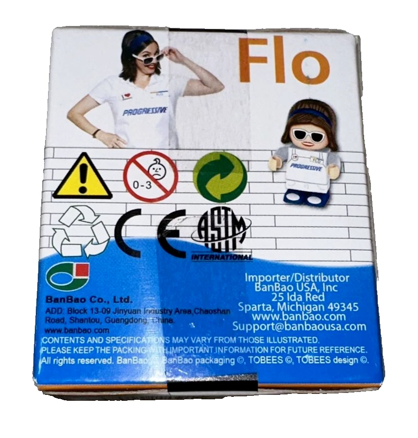 11шт BanBao Flo прогрессивное страхование мини фигурка строительный блок модель игрушка - Изображение 3 из 4
