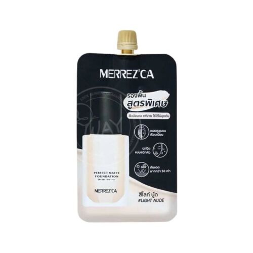 6 Sachets X 5 g Merrez'ca Perfect Matt Foundation SPF50+ PA++++ Facial Skincare - Picture 15 of 24