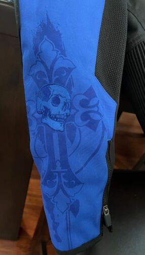 NEW Scorpion EXO Motorcycle Jacket Black/Blue - Large - Picture 4 of 8