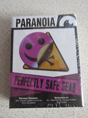 MGP PARANOIA PERFECT SAFE GEAR KARTEN SW MONGOOSE VERLAG NEU RPG