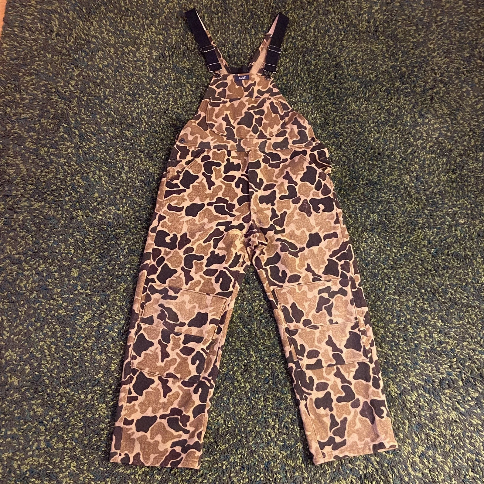 VTG Woolrich 100% Wool Duck Camo Bib Overalls (Men’s Small) Made in USA, Hunting
Opens in a new wind