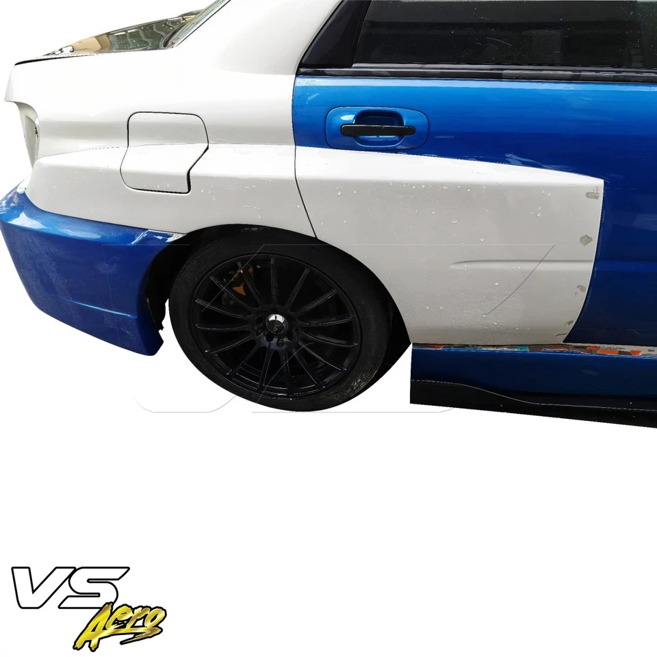 VSaero FRP LSPO WRC Wide Body Tapered Fender Flares (rear) 5pc WRX 4dr Sedan fo Foto 2 de 4