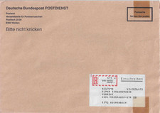 DBP - Postdienst Postsache mit Fremdwerbung  auf der R&uuml;ckseite